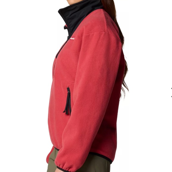 Columbia Women SEQUOIA GROVE 1/2 ZIP FLEECE SWEATSHIRT. SIZE LARGE. NWT. - Picture 3 of 12